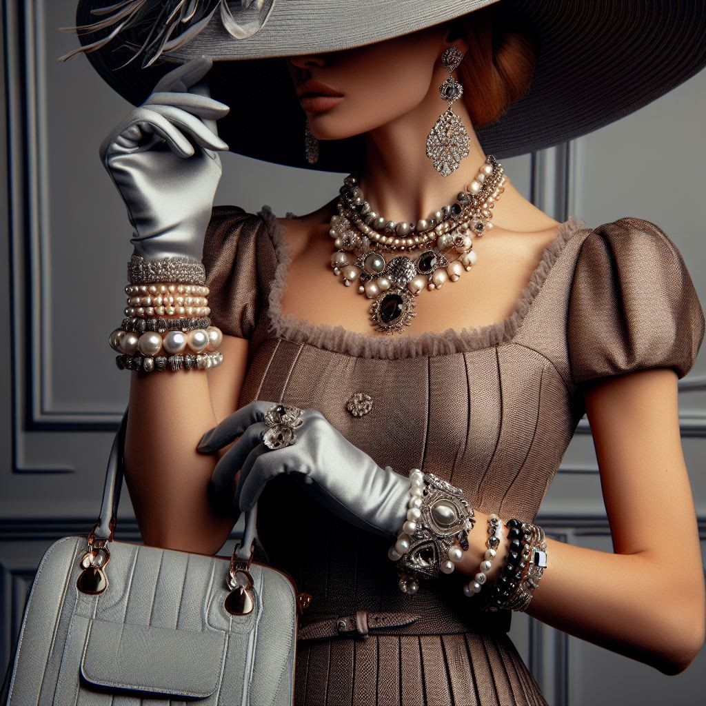 accessories with fancy outfit